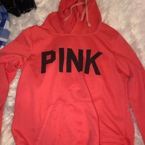 pink sweatshirt